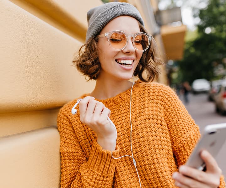 Smiling lady