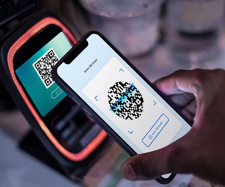 Smartphone and cashdesk