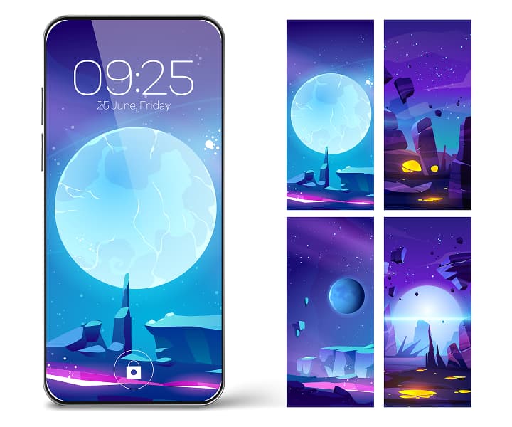 Smartphone screen